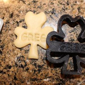 Cookie Cutter Personalized Shamrock Cookie Cutter..